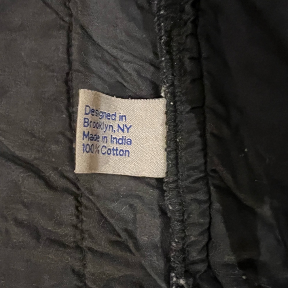 black haptic lap butterfly quilt cotton coat - Picture 7 of 9